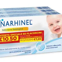 Soluzione Fisiologica Narhinel 3 Pack Da 20 Flaconcini da 5 Ml