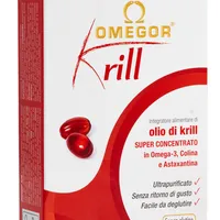 Omegor Krill Integratore Omega3 EPA e DHA Funzioni Cognitive 30 Perle