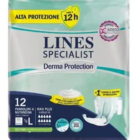 Pannolone Mutandina Lines Specialist Derma Protection L 12 Pezzi