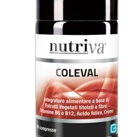 Nutriva Coleval Integratore Controllo Colesterolo e Trigliceridi 60 Compresse