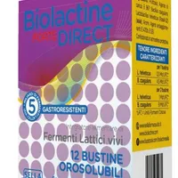 Biolactine Forte Direct Integratore Di Fermenti Lattici 12 Bustine