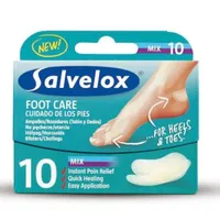 Salvelox Foot Care Blister Mix Cerotti Assortiti Talloni e Dita 10 Pezzi