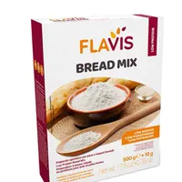 Mevalia Flavis Bread Mix Preparato Aproteico per Pane e Impasti Lievitati 500 g