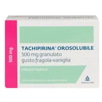 Tachipirina 500 mg 12 Bustine Gusto Fragola e Vaniglia