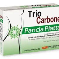 Trio Carbone Pancia Piatta Integratore 10+10 Bustine