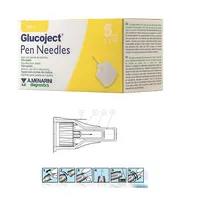 Glucoject Pen Needles 31G 5mm Aghi per Penne da Insulina 100 Pezzi