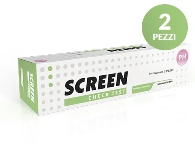 Screen Test pH Vaginale 2 Pezzi Autodiagnosi Vaginosi Batterica