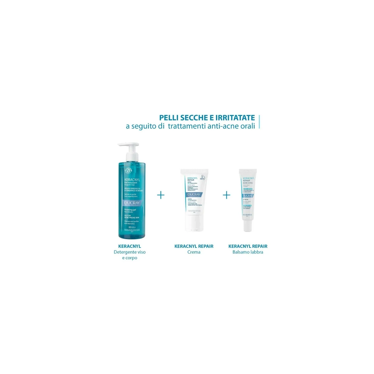 Ducray Keracnyl Repair Crema Antiacne 50 Ml