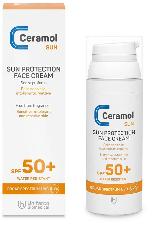 Ceramol Sun Protection Face Cream Spf50+ 50 Ml