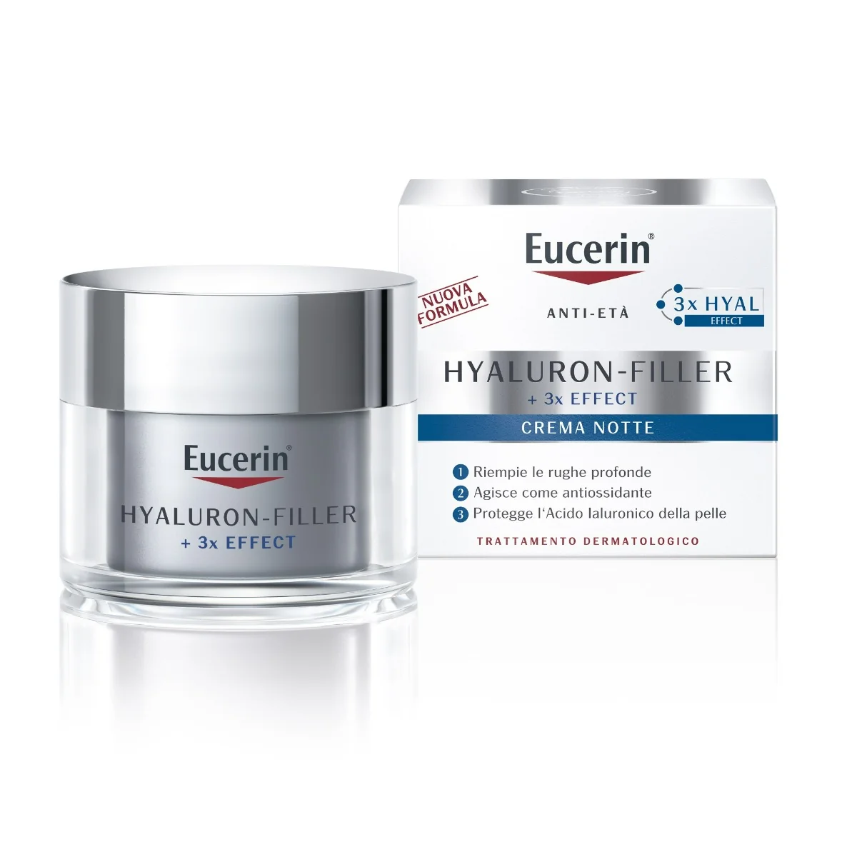 Eucerin Hyaluron Filler Crema Notte 50 ml Azione Antiage