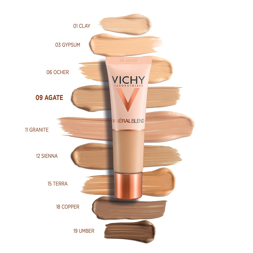 Vichy Minéralblend Fondotinta 09, 30 Ml Idratante