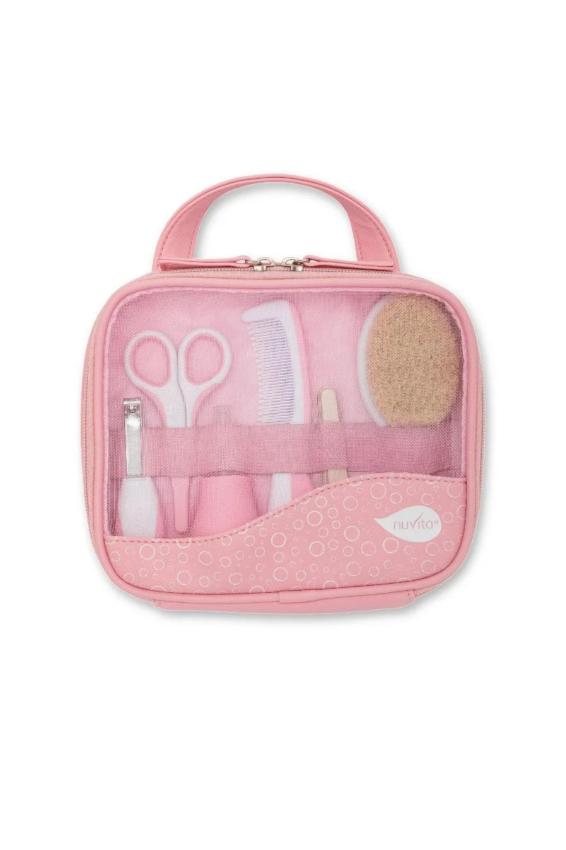 Nuvita Kit Babycare - Rosa Set per la cura del bambino