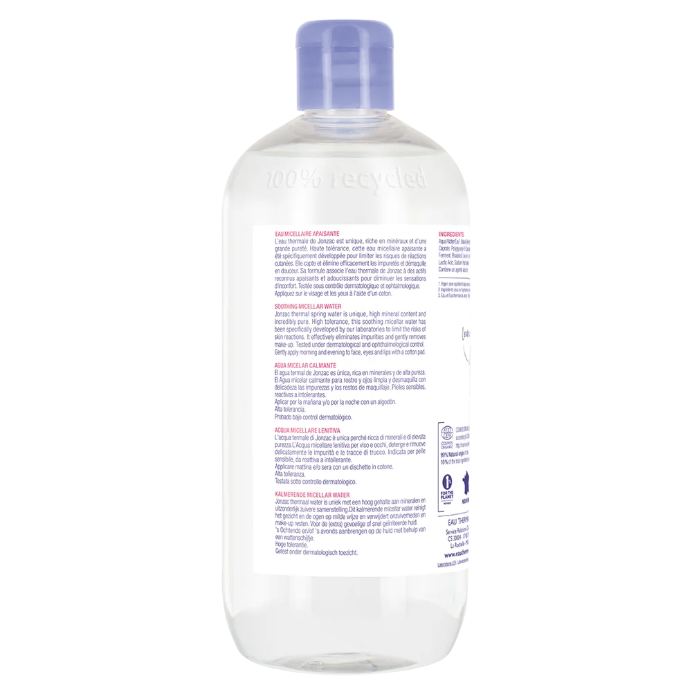 Eau Thermale Jonzac Acqua Micellare Lenitiva Reactive 500 Ml Pelli Intolleranti a Tendenza Allergica