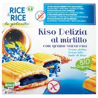 Rice&Rice Riso Delizia Al Mirtillo Con Grano Saraceno Biologico 6x33 g
