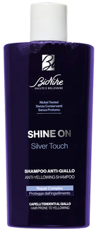 Bionike Shine On Shampoo Silver Touch Anti-Giallo 200 Ml Deterge Delicatamente