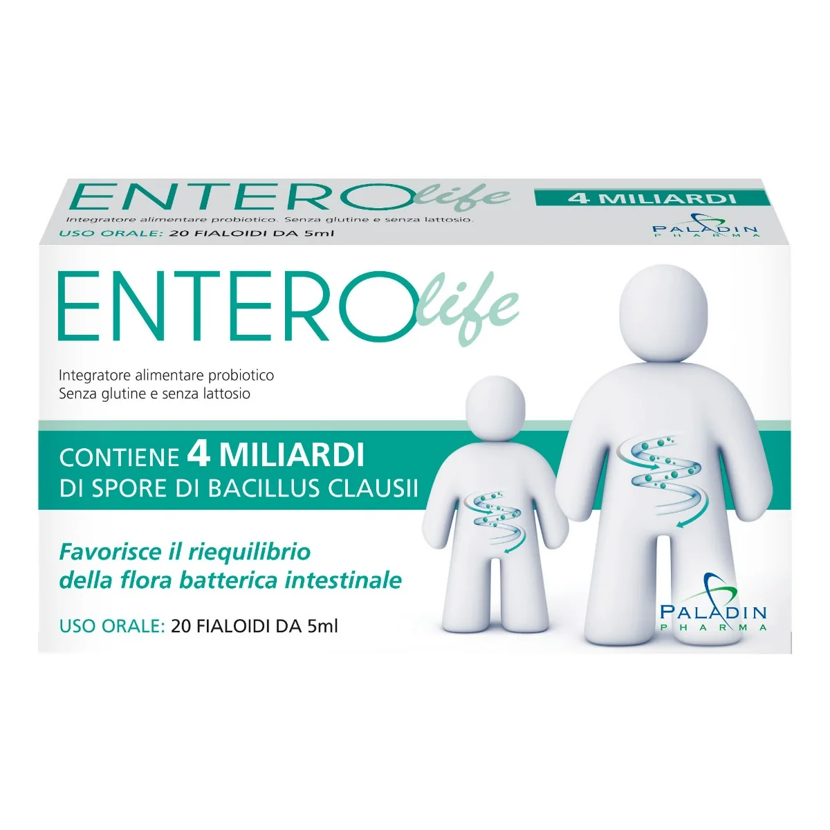 Enterolife Forte 4 Miliardi 20 Fiale Da 5 Ml Equilibrio della Flora Batterica Intestinale