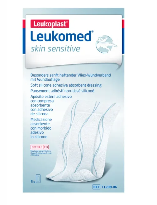 Leukomed Skin Sensitive Sterile 8X10 Cm 5 Pezzi