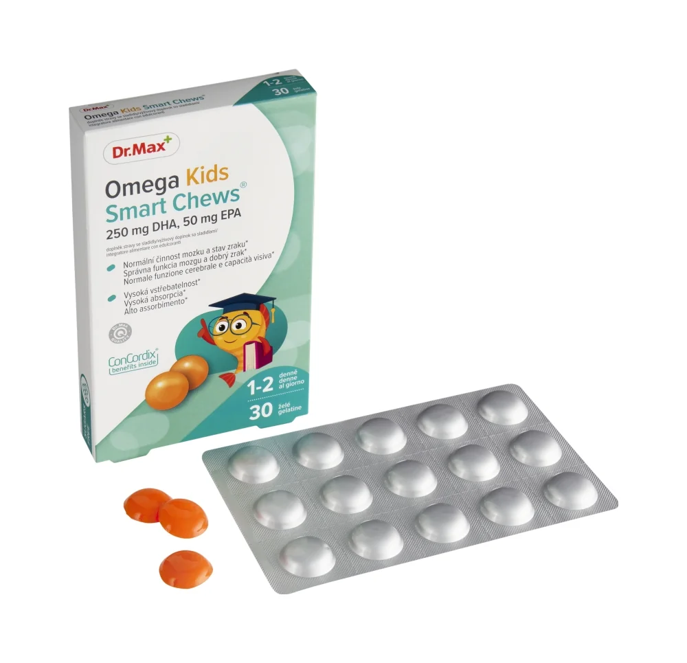 Dr. Max Omega Kids 30 Caramelle Sistema Immunitario dei Bambini