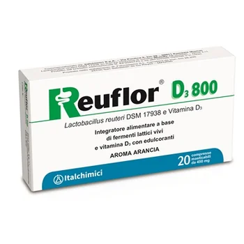 Reuflor D3 800 20 Compresse Masticabili Integratore Benessere Intestinale