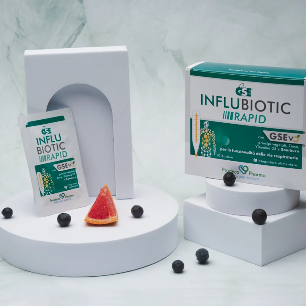 Gse Influbiotic Rapid 10 Bustine benessere delle vie respiratorie e difese immunitarie