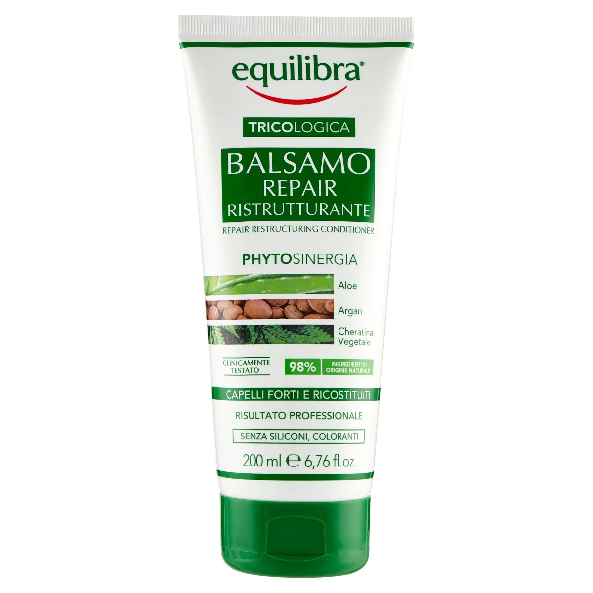 Equilibra Balsamo Repair Ristrutturante 200 Ml Dermatologicamente Testato