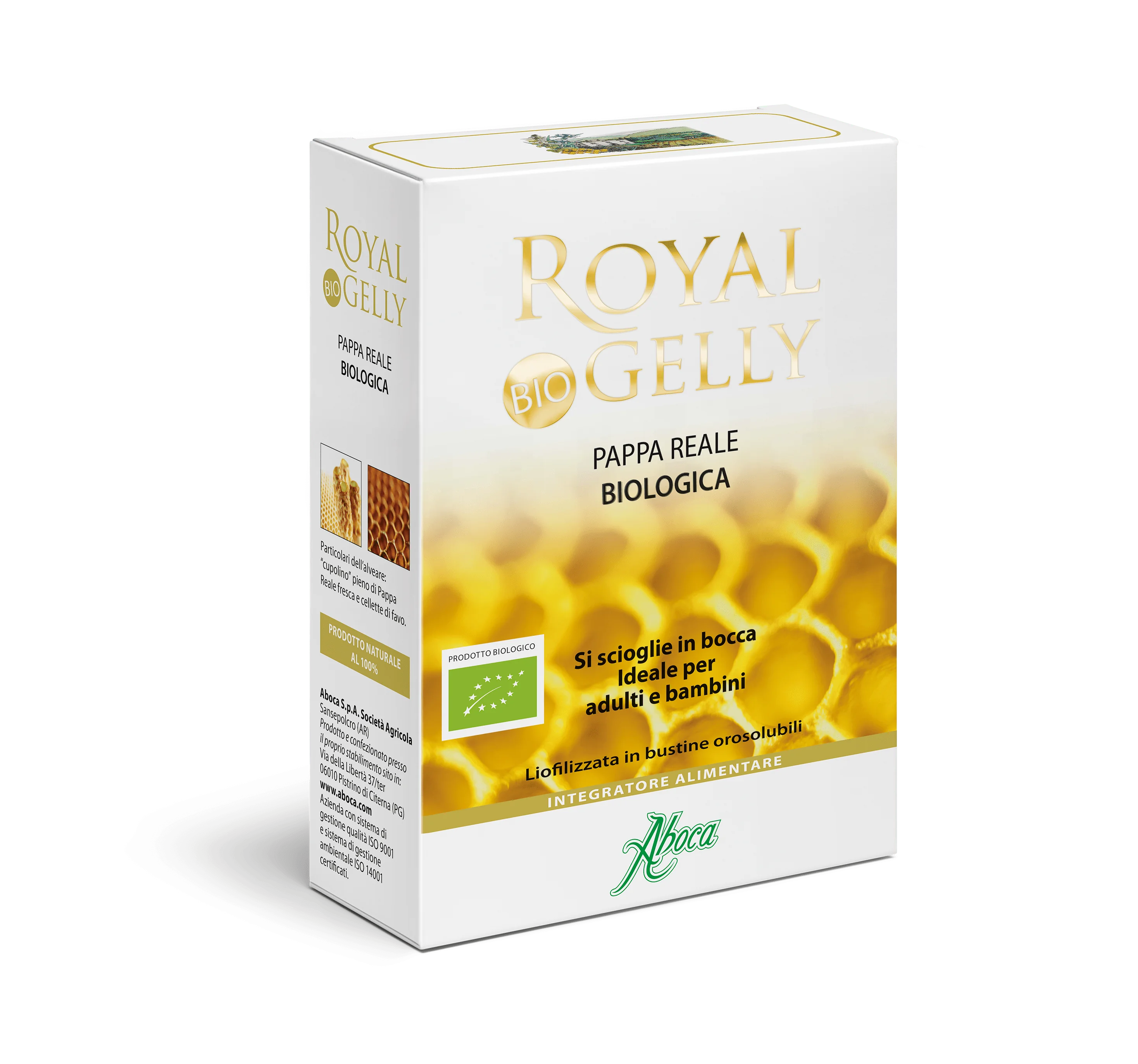 Aboca Royal Gelly Bio Orosolubile 16 Bustine Integratore Pappa Reale
