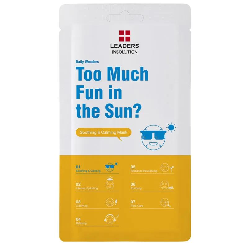TOO MUCH FUN IN THE SUN? SOOTHING & CALMING MASK