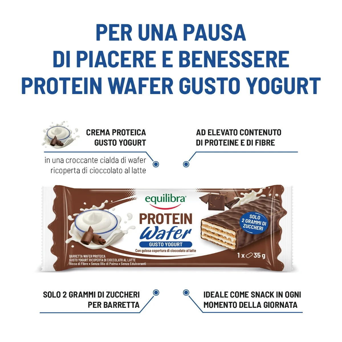 Protein Wafer Yogurt Barr 35 g Barretta Proteica