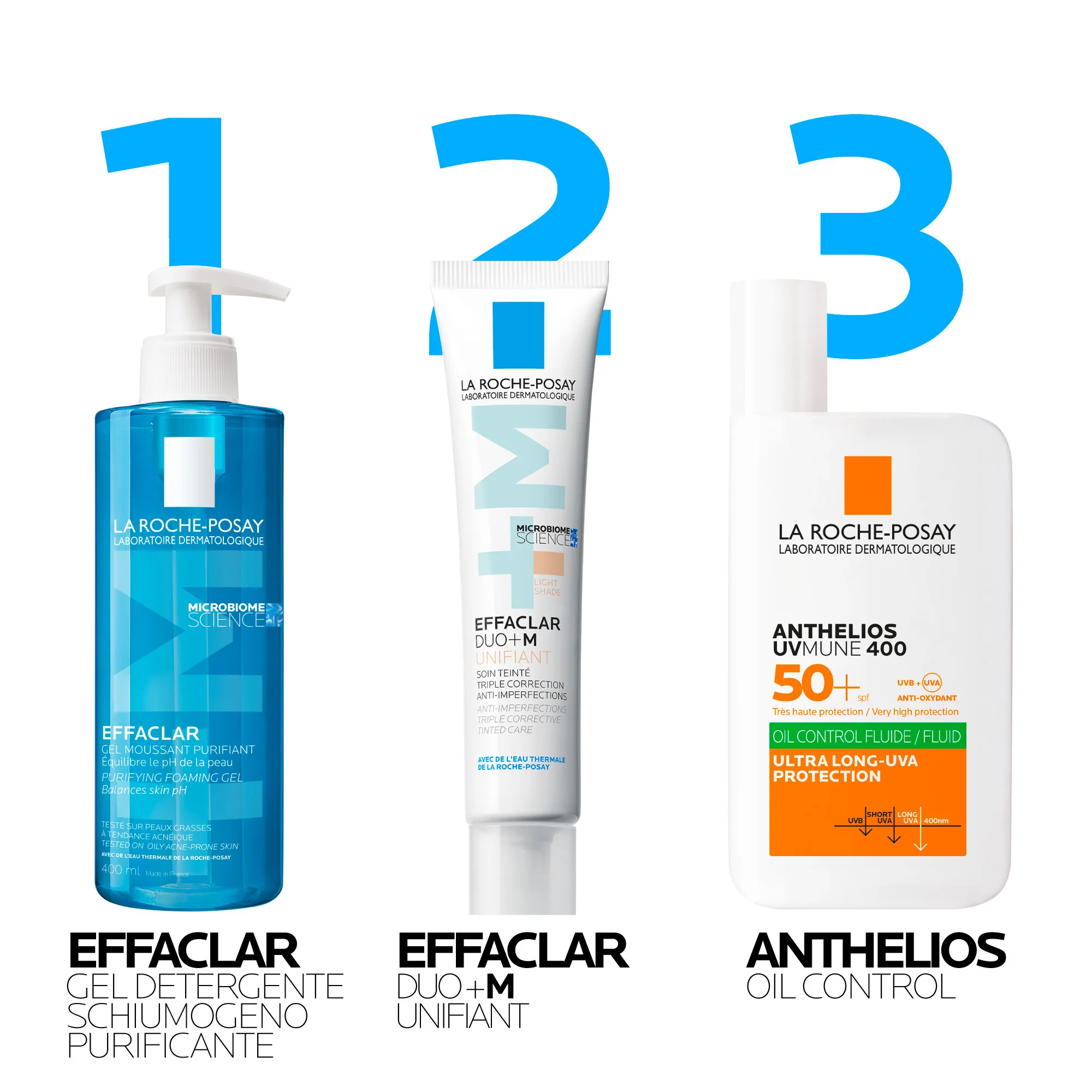 La Roche Posay Effaclar Duo+M Unifiant Light 40 ml Trattamento Viso Colorato