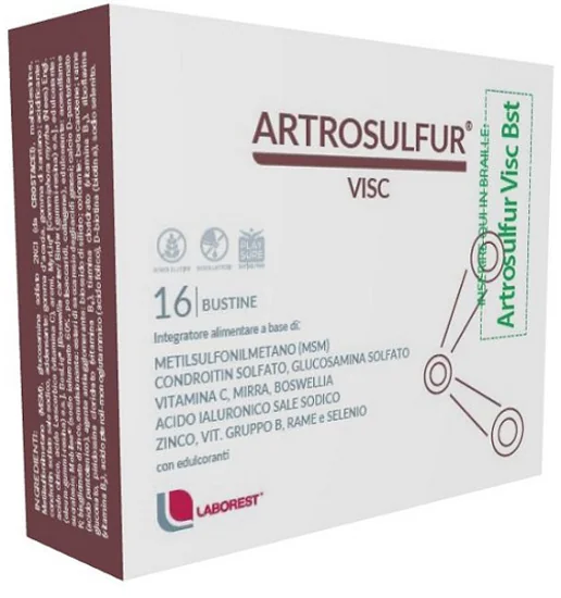Artrosulfur Visc 16 Bustine 6 g Benessere Articolazioni