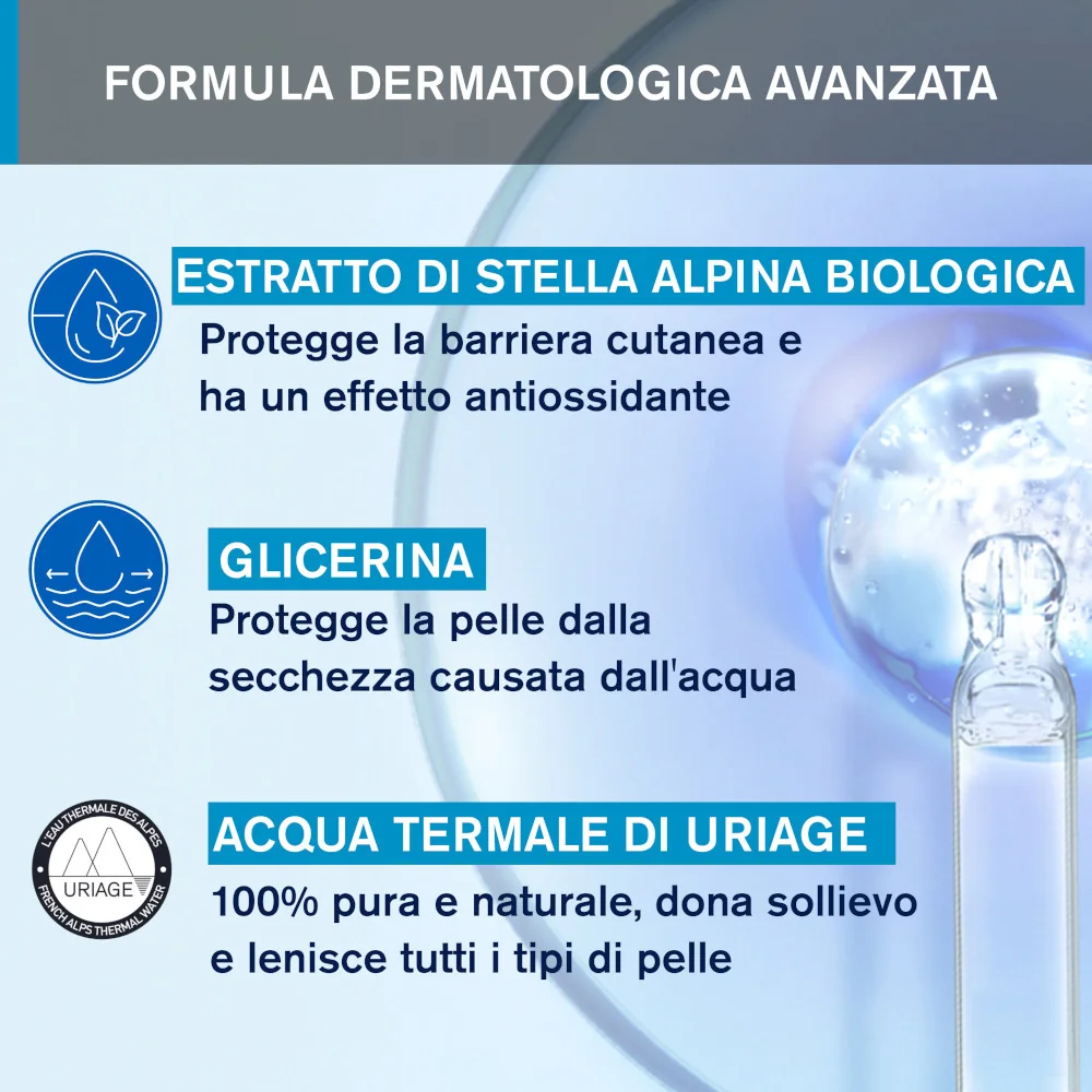 Uriage Mousse D'Eau Nettoyante 150 ml Schiuma Micellare Detergente