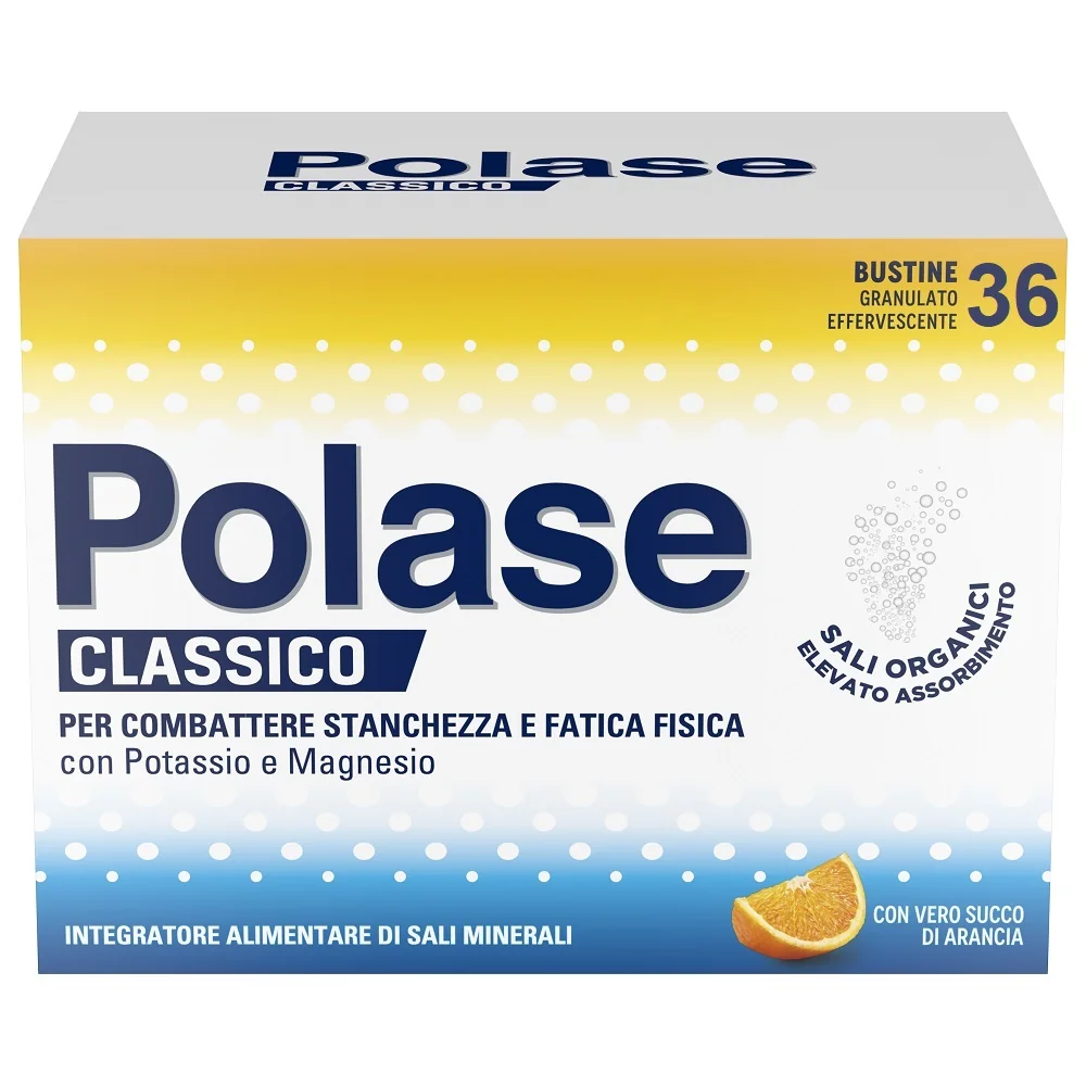 Polase 36 Bustine Arancia Integratore per Stanchezza Fisica