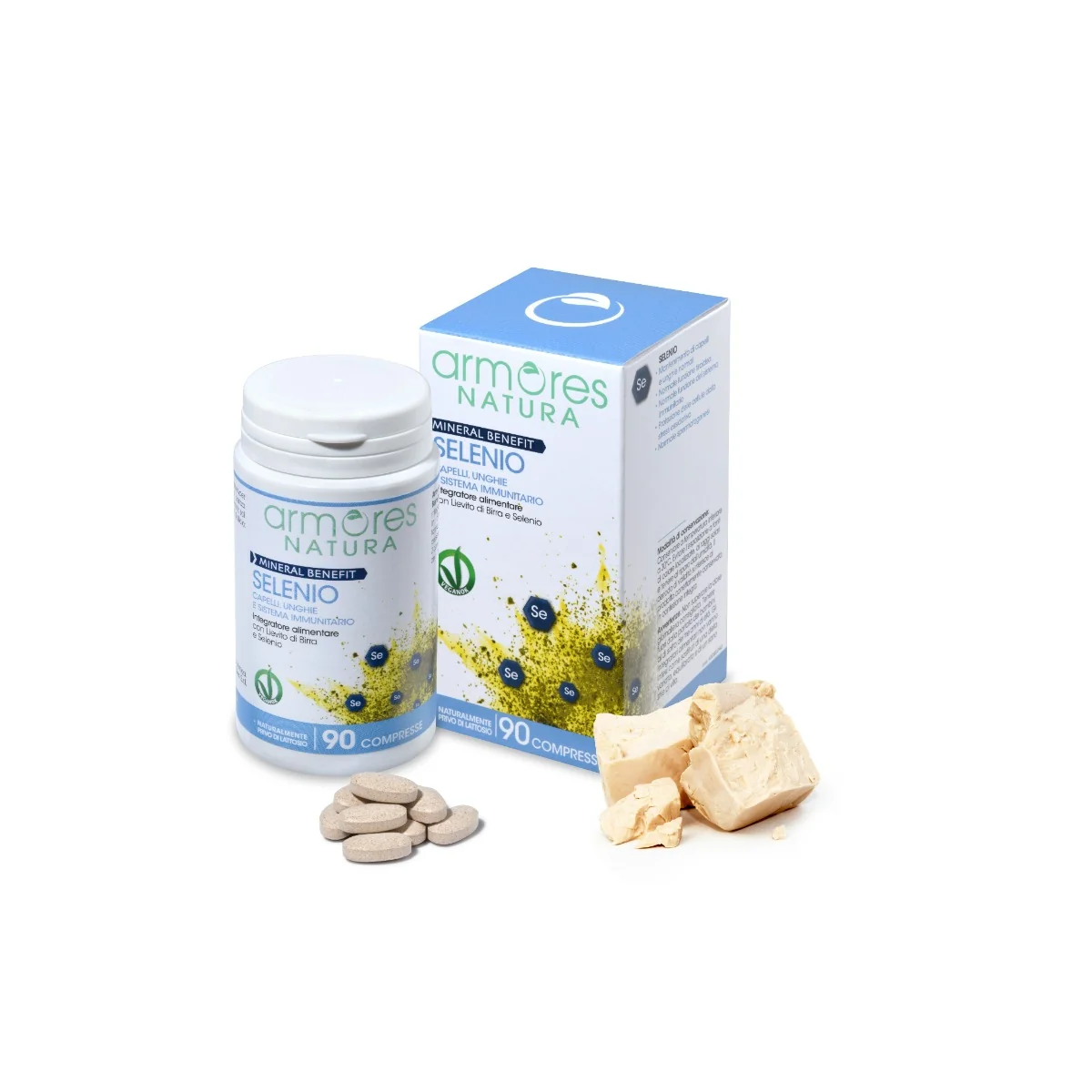Armores Natura Mineral Benefit Selenio Integratore Alimentare 90 Compresse