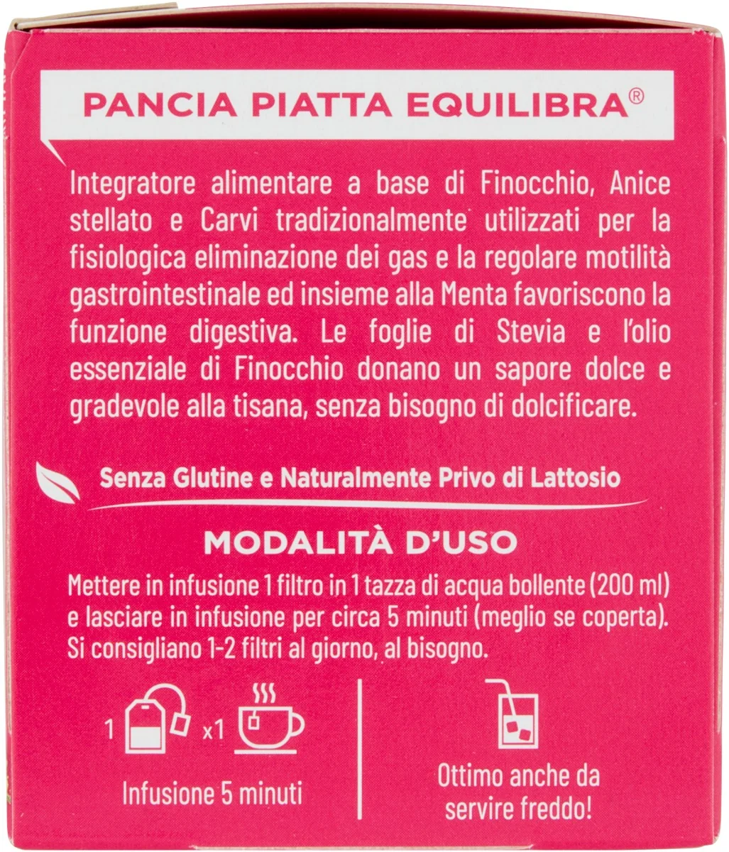 Equilibra Tisana Pancia Piatta 15 Filtri Finocchio e Anice Stellato