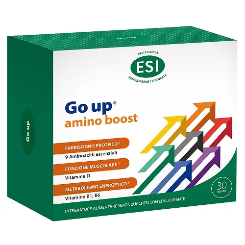 Esi Go Up Amino Boost 30 Bustine Fabbisogno Proteico