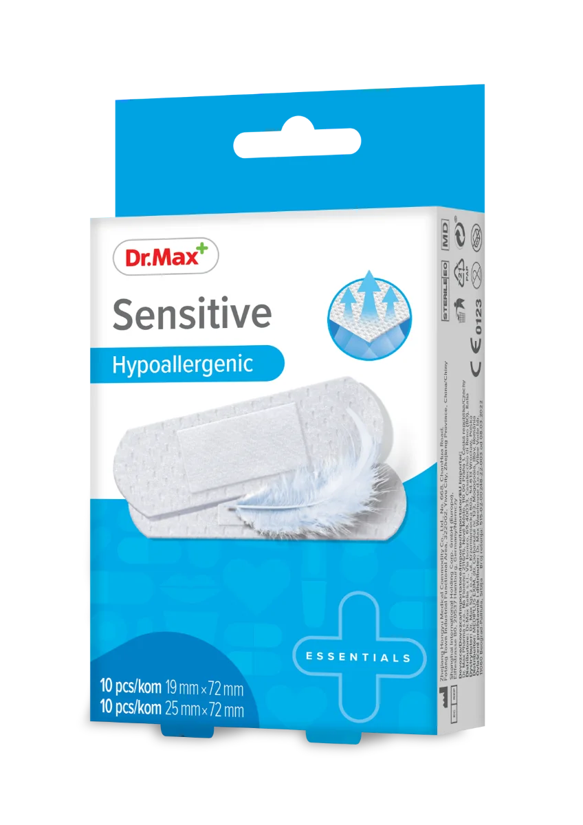 Dr. Max Cerotti Ipoallergenici 19x72mm, 25x72mm 20 Pezzi Per Pelli Sensibili