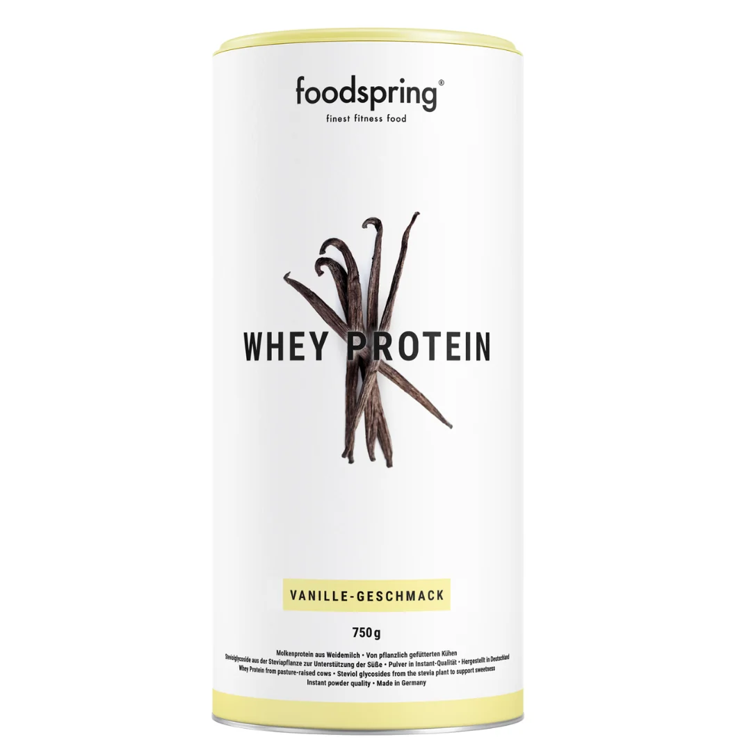 Foodspring Whey Protein Vaniglia 750 g Alto Contenuto Proteico
