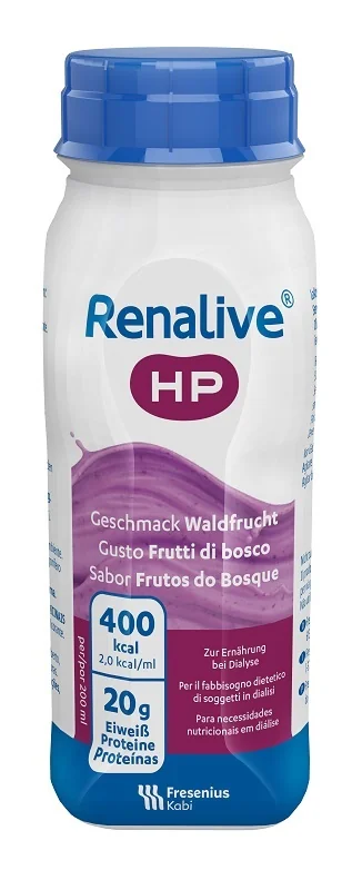 Renalive Hp Gusto Frutti Di Bosco 4 Flaconi Da 200 Ml