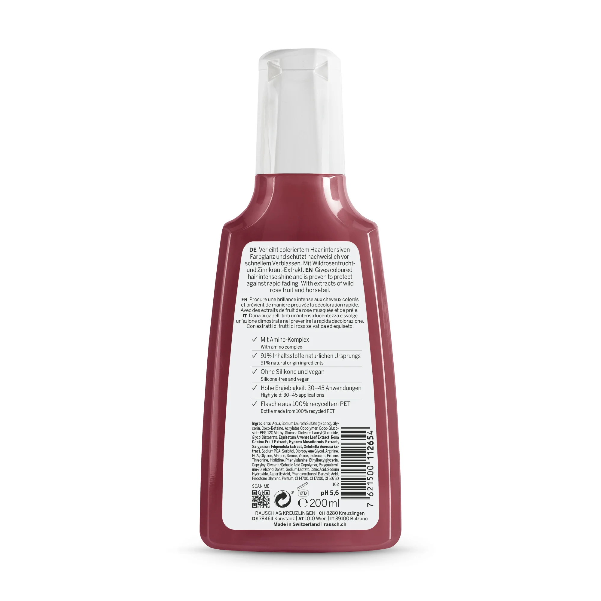 Rausch Shampoo Colorprotettivo Alla Rosa Selvatica 200 Ml