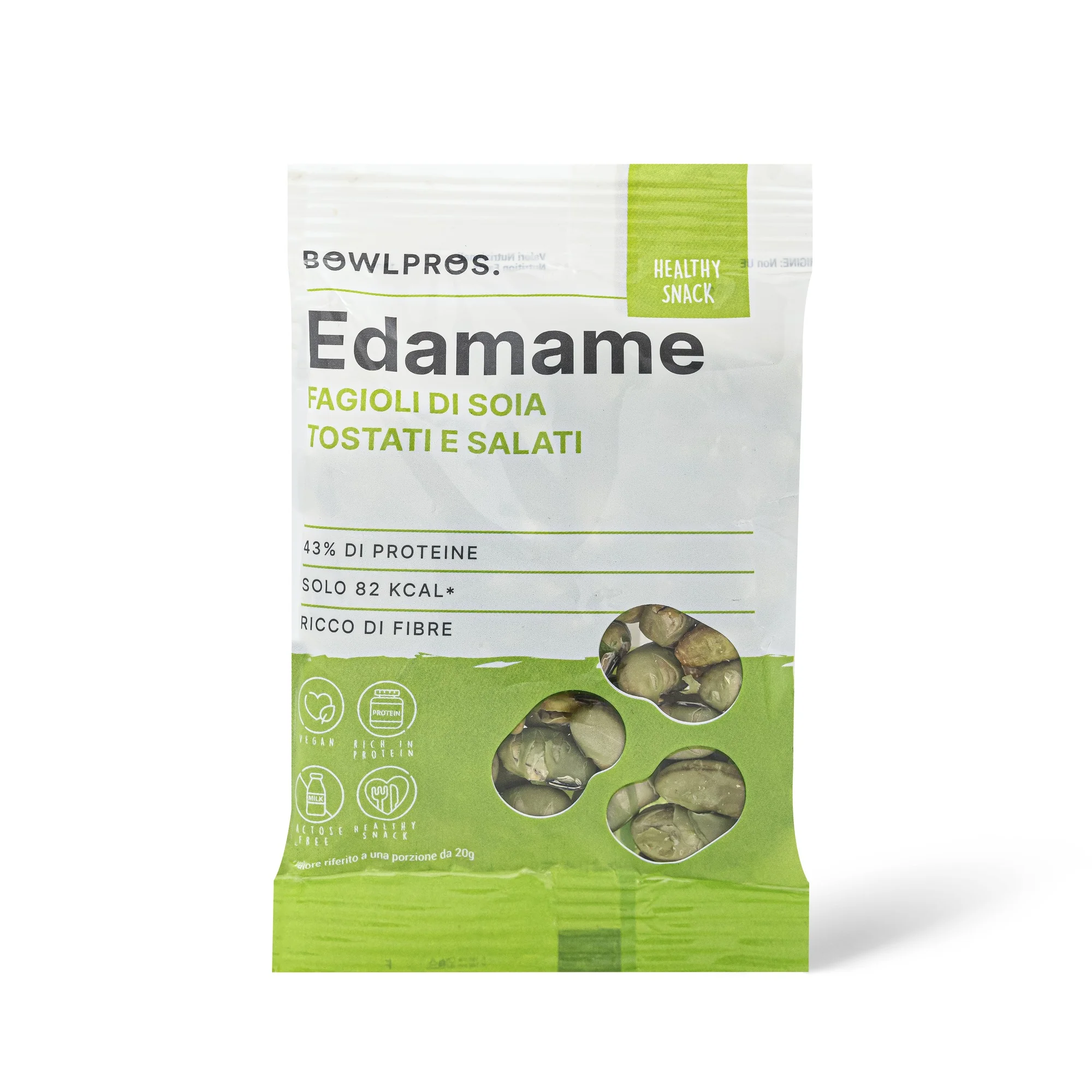 Edamame Tostati Salati 20G Ricchi in Proteine