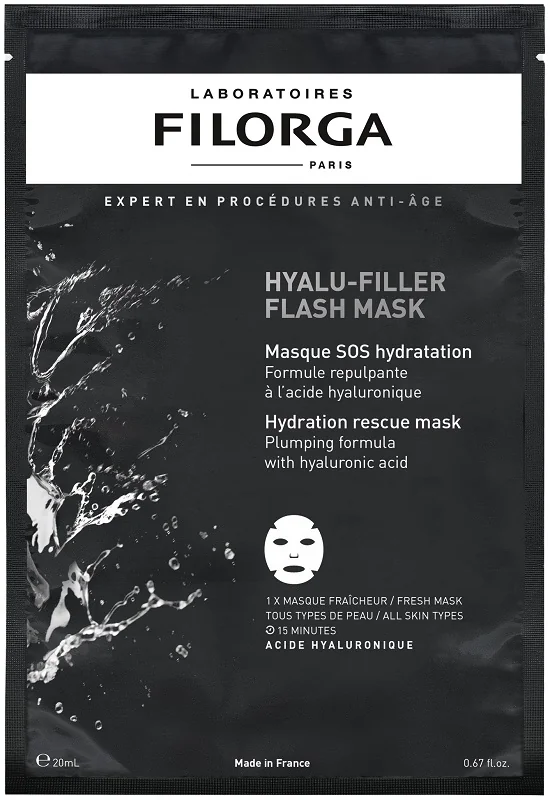Filorga Hyalu-Filler Flash Mask 20 ml Maschera Viso in Tessuto