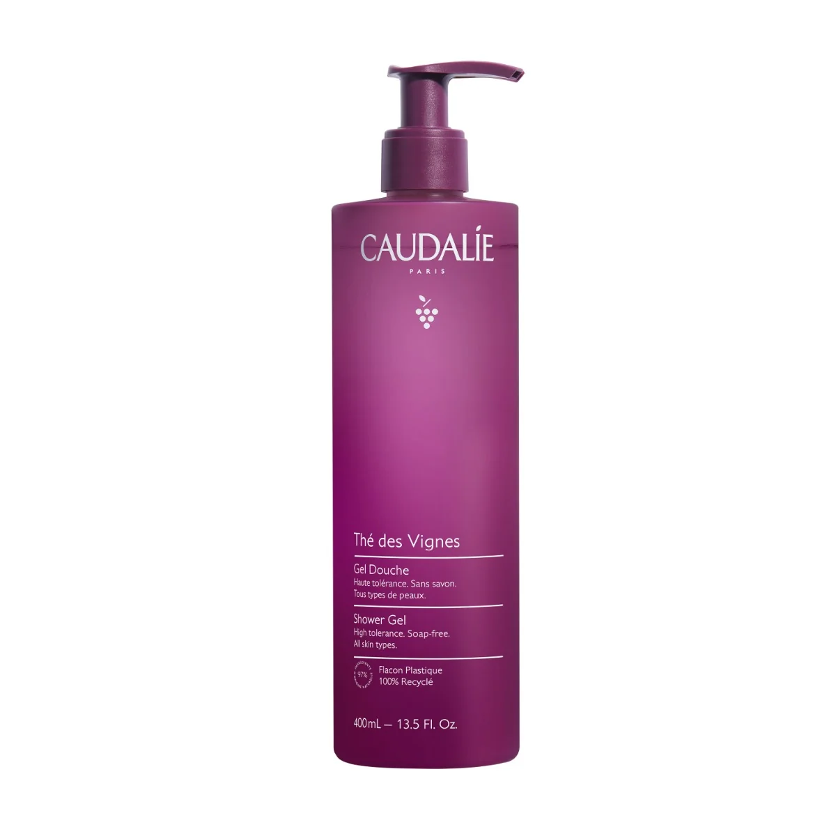Caudalie Gel Doccia Thé des Vignes - 400 Ml Senza sapone e ad alta tollerabilità