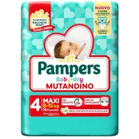 Pampers Baby Dry Pannolino Mutandina Maxi Small Pack 16 Pezzi