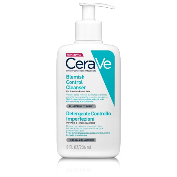 Cerave Detergente Controllo Imperfezioni 236 Ml Pelle a tendenza acneica
