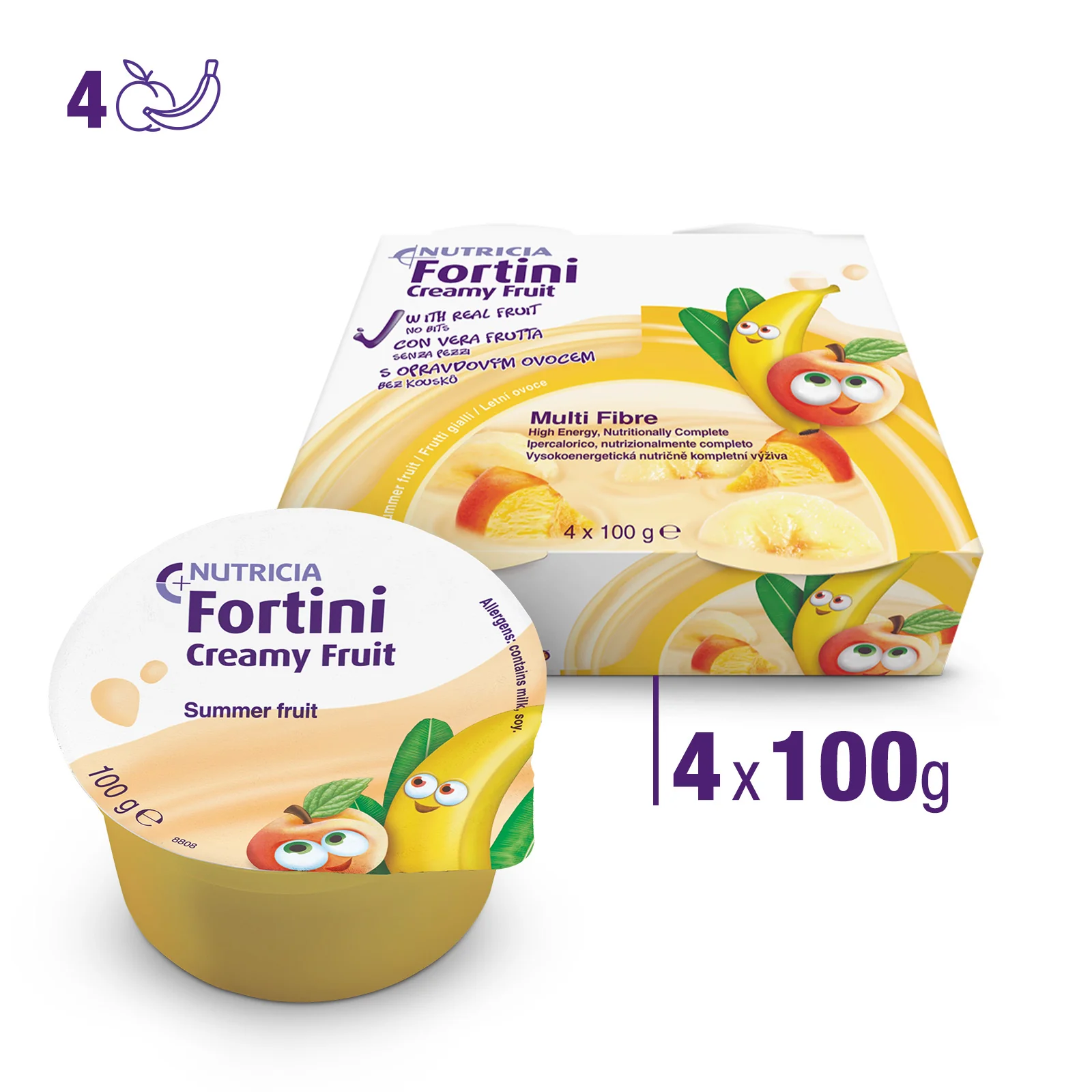Fortini Creamy Fruit Fr Gi 4Pz