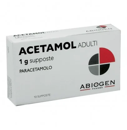 Acetamol Adulti 1 g 10 Supposte Paracetamolo