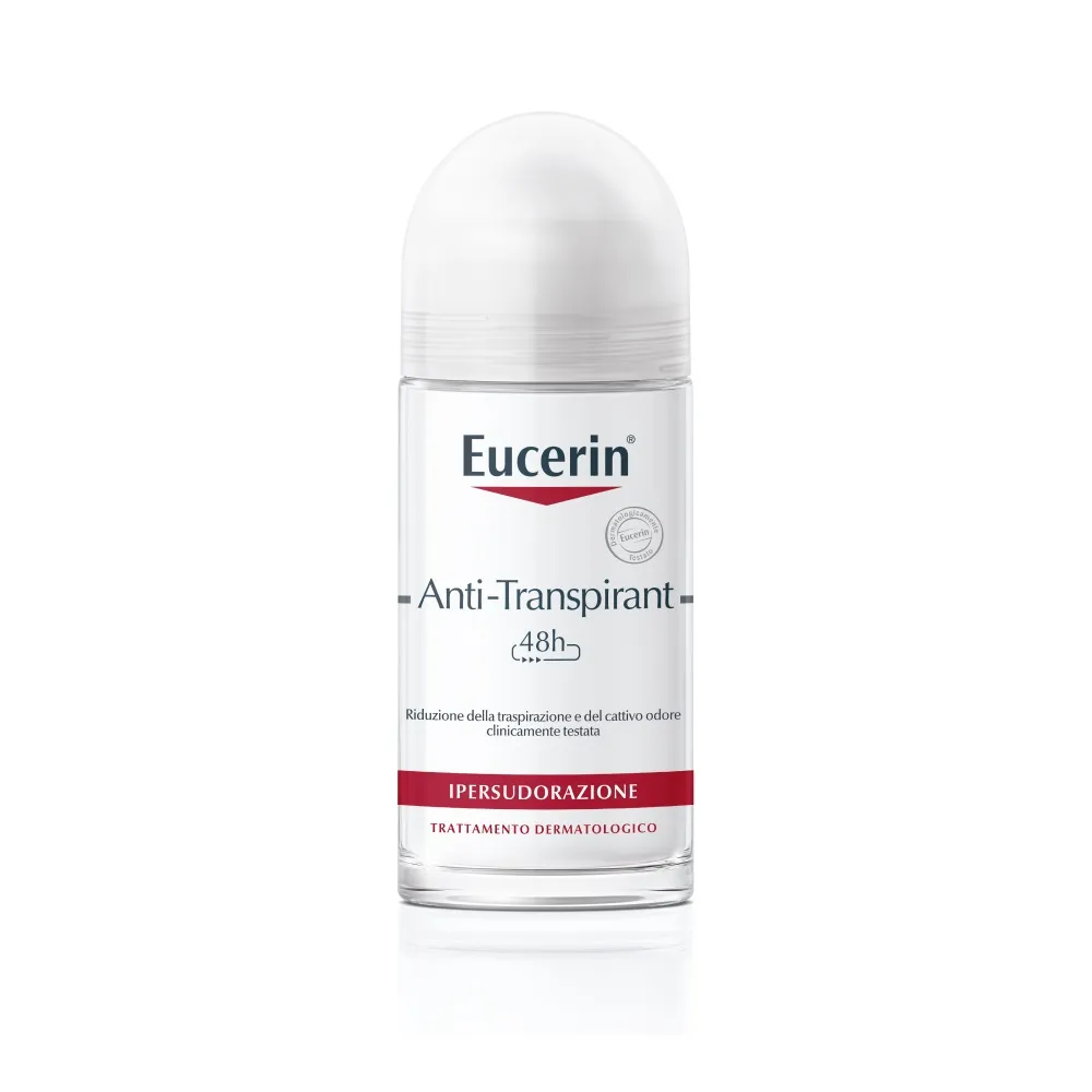 Eucerin Deodorante Roll-On 48h Anti-traspirante Ipersudorazione 50 ml Pelle Sensibile