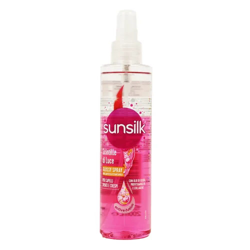 Sunsilk Acquaspray Scintille di Luce 200 ml Spray per Capelli Luminosi e Senza Crespo