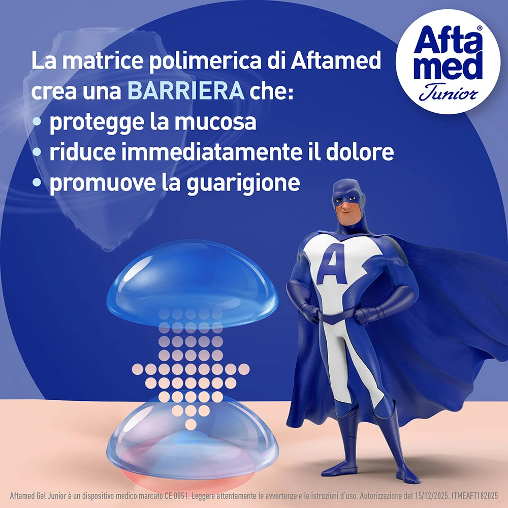 Aftamed Junior Gel 10Ml con Acido Ialuronico
