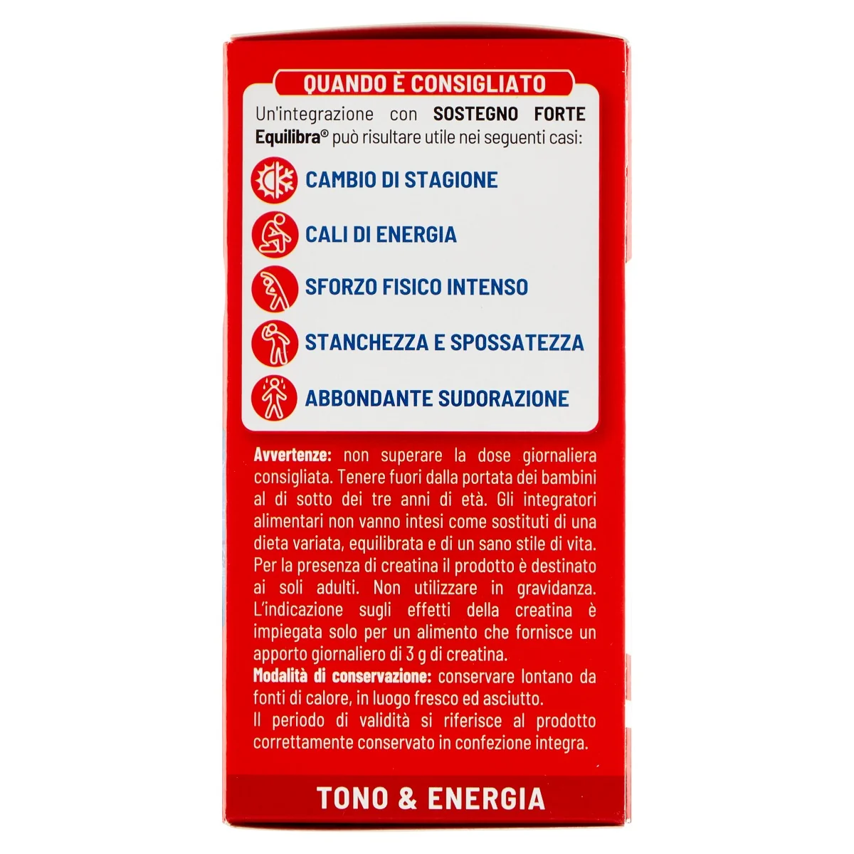 Equilibra Sostegno Forte 22 Bustine Integratore contro Stanchezza e Affaticamento
